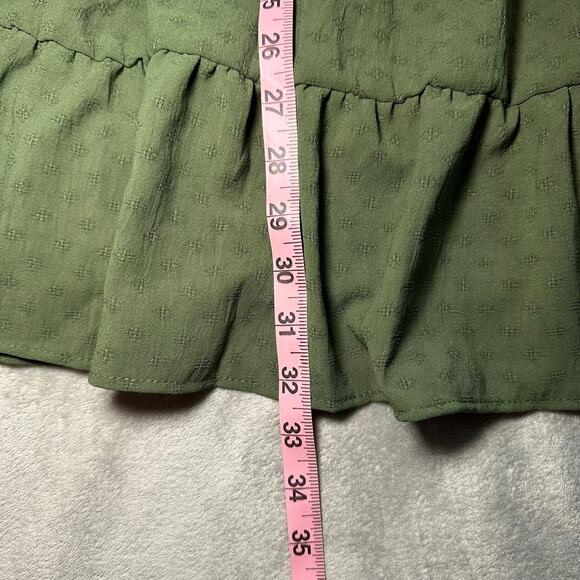 Liberty Love Dress Size M Green Milkmaid Festival Peasant Cottagecore Boho NEW - Picture 8 of 12